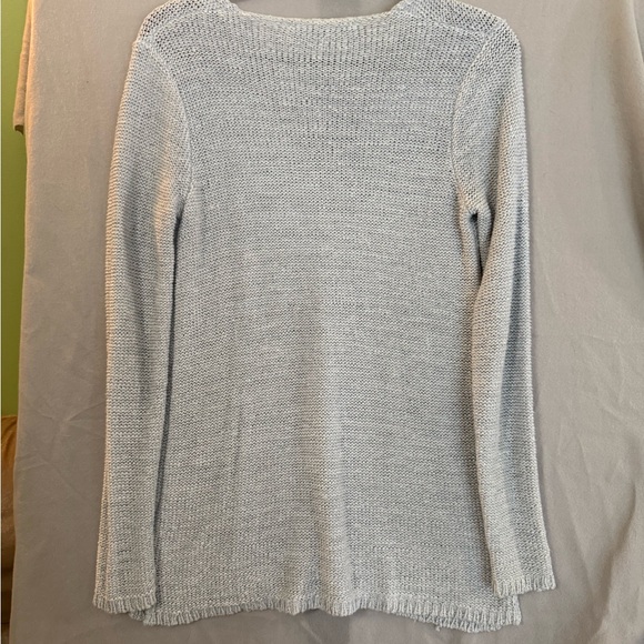 Elegant V Neck Sweater Gray - Picture 5 of 5